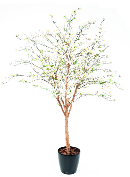 Ciliegio Da Fiore Artificiale 220 Cm In Vaso Bianco