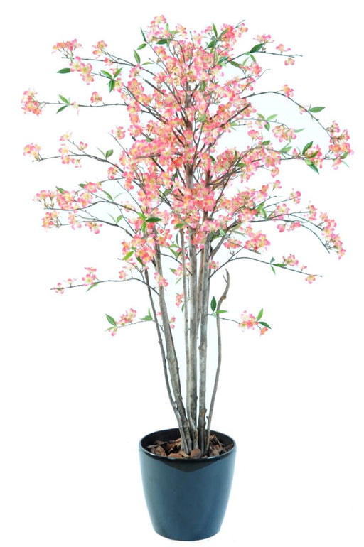 Pianta Decorativa Ciliegio Artificiale Fucsia 150 Cm