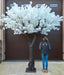 Ciliegio Giapponese Artificiale In Fiore 350 Cm Bianco