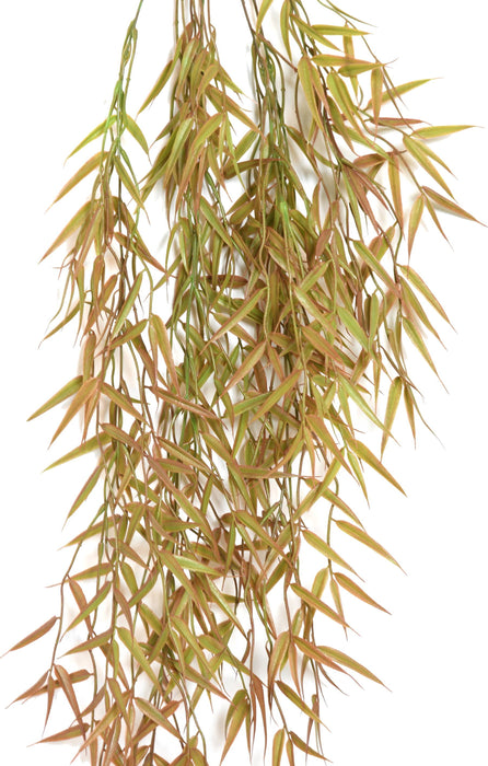 Caduta Di Bambù Artificiale 90 Cm Marrone Per Decorazione