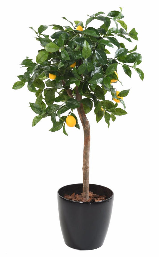 Albero Di Limone Artificiale In Vaso 110 Cm Con Limoni
