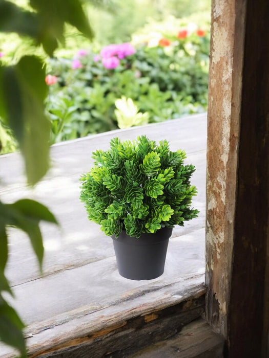 Conifera - Pianta Artificiale Da Esterno In Vaso