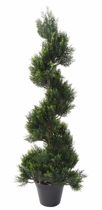 Cipresso Spirale Artificiale 125 Cm Per Esterni