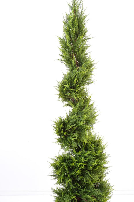 Cipresso Artificiale A Spirale 130 Cm Per Giardino