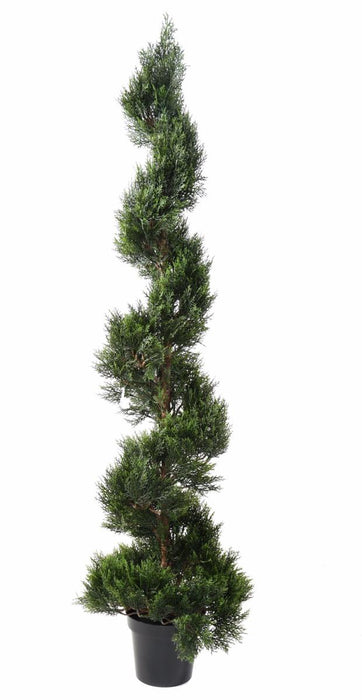 Cipresso Spirale Artificiale 180 Cm Per Esterni
