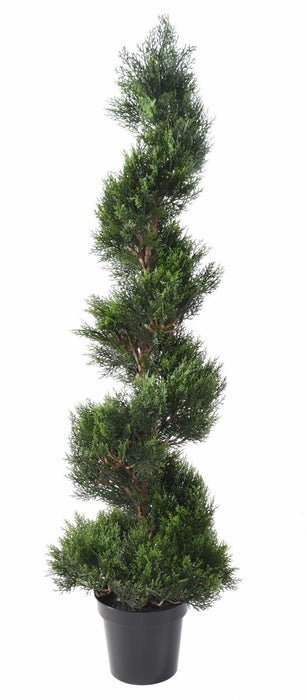 Cipresso Spirale Artificiale Per Giardino 150 Cm Verde