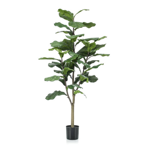Ficus Lyrata Artificiale Smeraldo 120 Cm