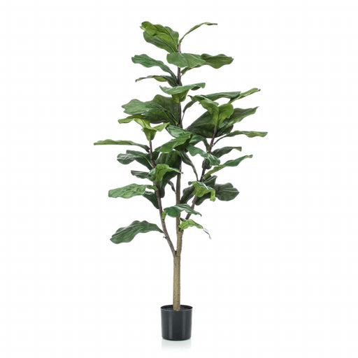 Ficus Lyrata Artificiale Smeraldo 120 Cm