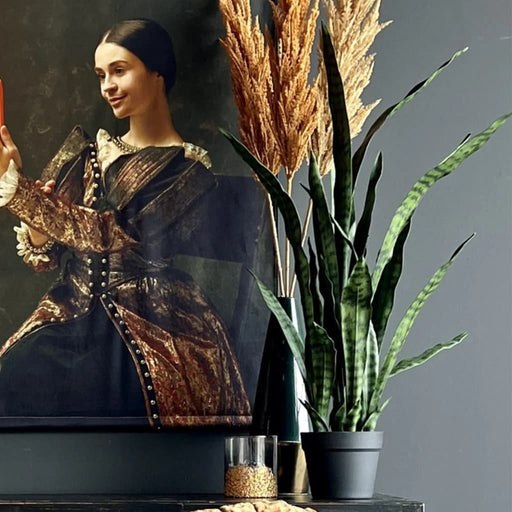 Pianta Sanseveria Artificiale Smeraldo In Vaso 84 Cm