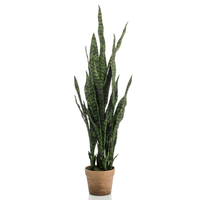 Pianta Sanseveria Artificiale Smeraldo In Vaso 84 Cm
