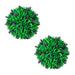 Set Di 2 Palline Di Bosso Artificiale Con Lavanda 30 Cm