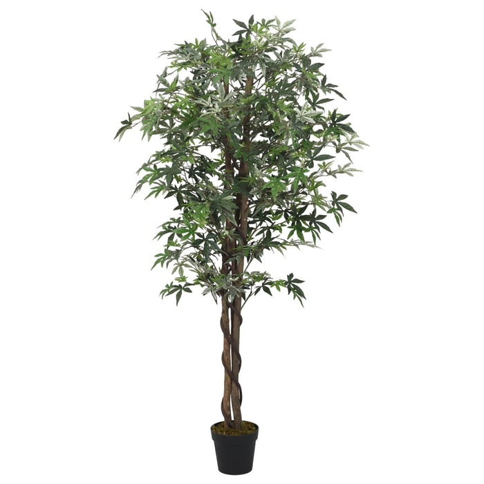 Acero Artificiale 224 Foglie 80 Cm Verde