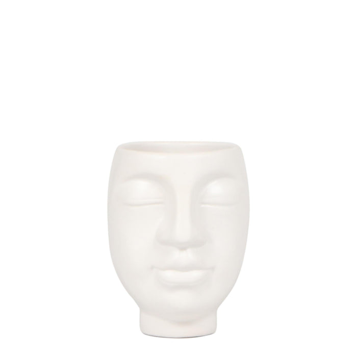 Vaso Face-To-Face - Ceramica Bianca