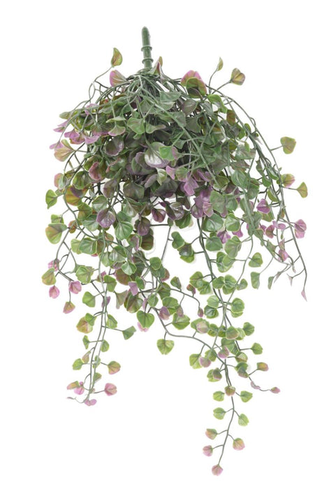 Fogliame Artificiale Dicondra 50 Cm Verde Prugna