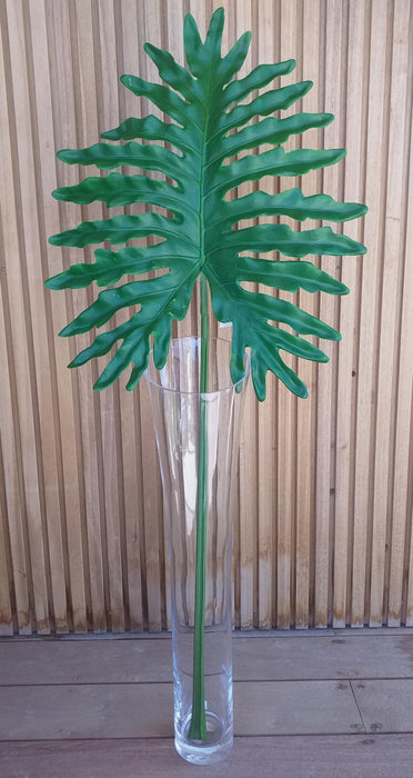 Foglia Monstera Artificiale 117 Cm Decorazione Verde