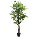 Ficus Artificiale 1260 Foglie 200 Cm Verde