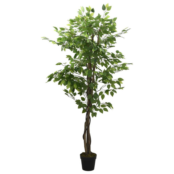 Ficus Artificiale 1260 Foglie 200 Cm Verde