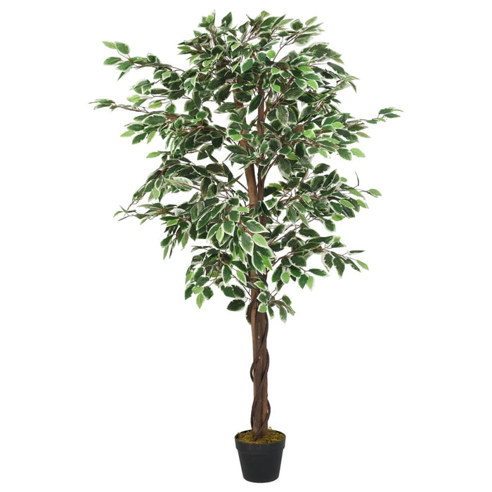 Ficus Artificiale 1260 Foglie 200 Cm Verde