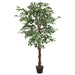 Ficus Artificiale 1260 Foglie 200 Cm Verde