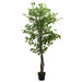 Ficus Artificiale 378 Foglie 80 Cm Verde