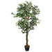 Ficus Artificiale 756 Foglie 150 Cm Verde