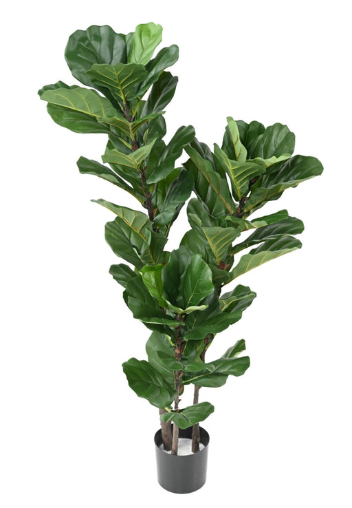 Pianta Da Interno Artificiale Ficus Lyrata 130 Cm