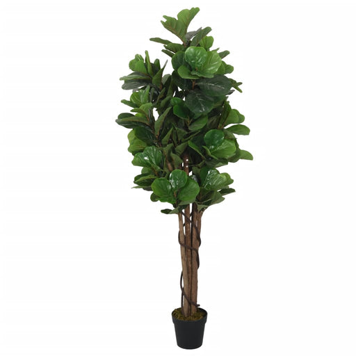 Ficus Lyrata Artificiale 134 Foglie 120 Cm Verde