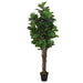 Ficus Lyrata Artificiale 180 Foglie 150 Cm Verde