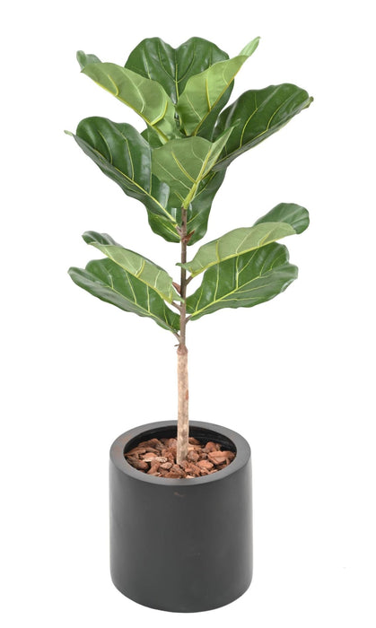 Pianta Da Interno Artificiale Ficus Lyrata 75 Cm