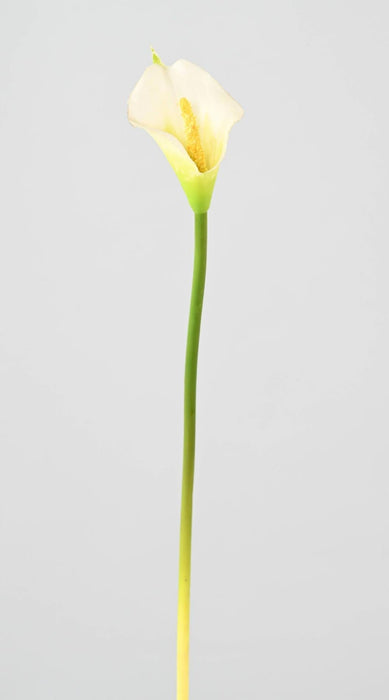 Fiore Artificiale Di Arum Bianco 44 Cm Per La Decorazione D'interni