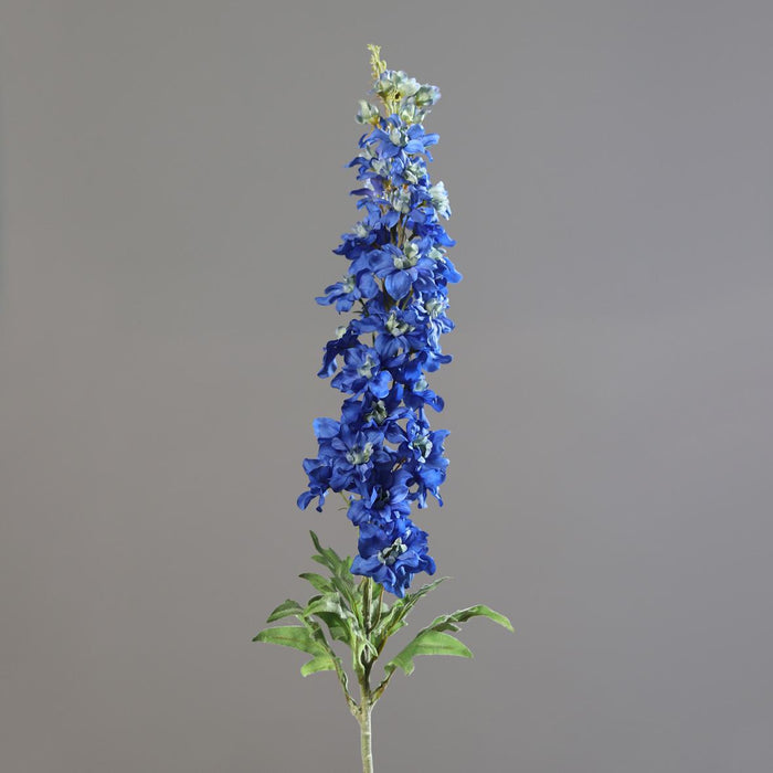 Decorazione Fiore Artificiale Delphinium Blu 107Cm
