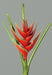 Fiore Artificiale Heliconia Rosso 126Cm Decorazione Tropicale