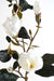 Fiore Artificiale Magnolia 100Cm Bianco 2 Fiori 2 Boccioli