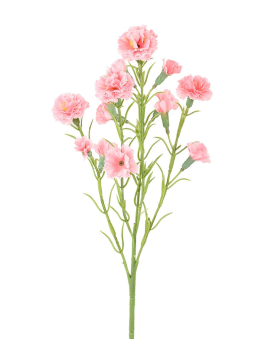 Garofano Fiore Artificiale 15 Steli 64Cm Rosa