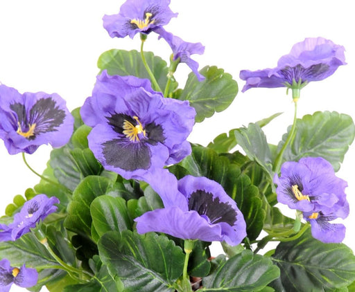 Fiore Viola Viola Artificiale Della Viola Del Pensiero Per La Decorazione Interna