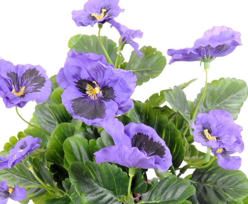 Fiore Viola Viola Artificiale Della Viola Del Pensiero Per La Decorazione Interna