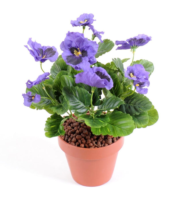 Fiore Viola Viola Artificiale Della Viola Del Pensiero Per La Decorazione Interna