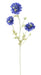 Fiore Artificiale Scabious Blu 75Cm Stelo Decorativo