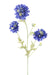 Fiore Artificiale Scabious Blu 75Cm Stelo Decorativo