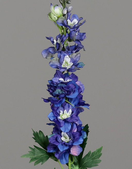 Fiore Delphinium Artificiale Blu 78Cm