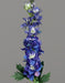 Fiore Delphinium Artificiale Blu 78Cm
