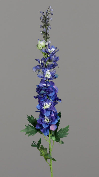 Fiore Delphinium Artificiale Blu 78Cm