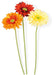 Fiore Artificiale Gerbera Gialla 50 Cm Stelo Flessibile
