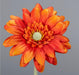 Gerbera Artificiale Fiore Arancione 47Cm Per Bouquet