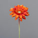 Gerbera Artificiale Fiore Arancione 47Cm Per Bouquet