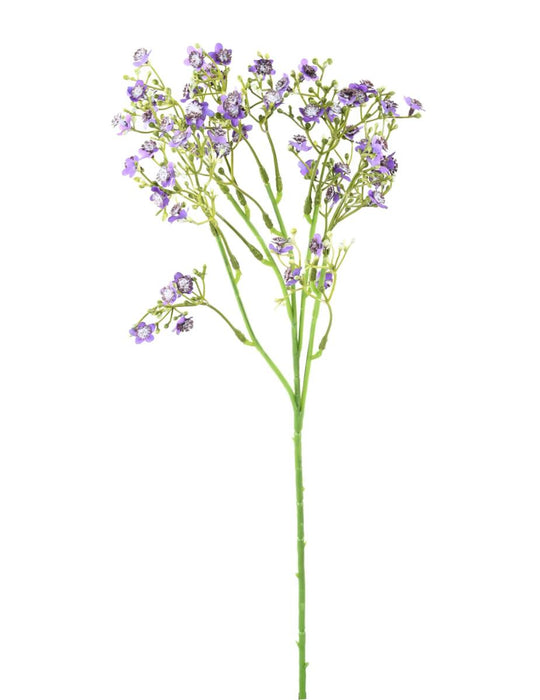 Fiore Artificiale Del Nontiscordardime 50Cm Viola Per Bouquet