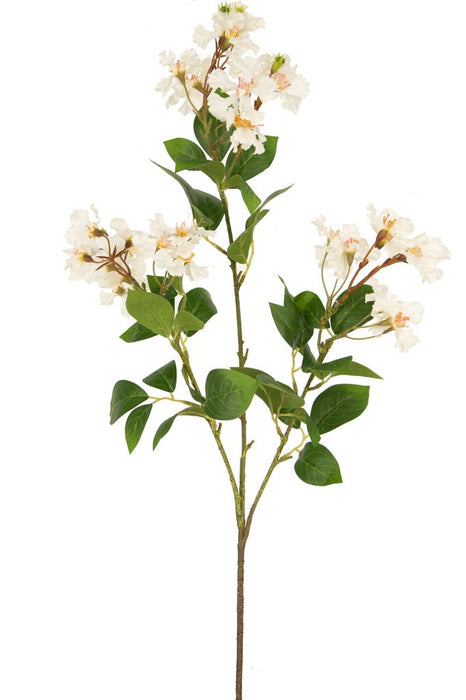 Fiore Artificiale Lagerstroemia Bianco