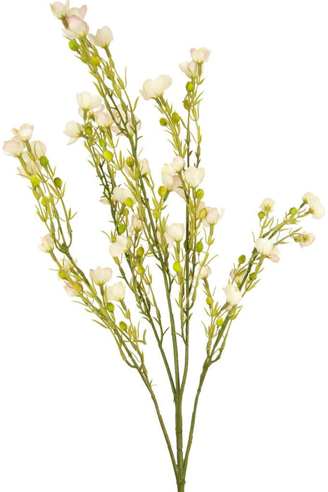 Fiore Di Cera Rosa Baby - Ramo Di Fiore Artificiale