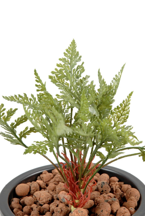 Felce Artificiale Sul Palo Per La Decorazione Esterna