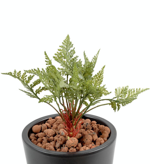 Felce Artificiale Sul Palo Per La Decorazione Esterna